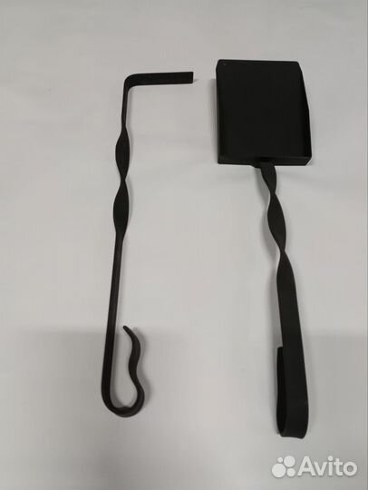 Кочерга и совок для печи, мангала, камина