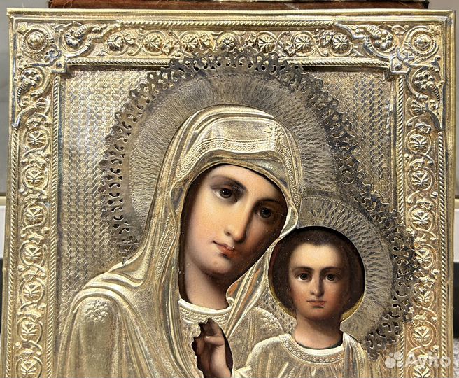 Икона Казанская Богородица Мастерская Галкина