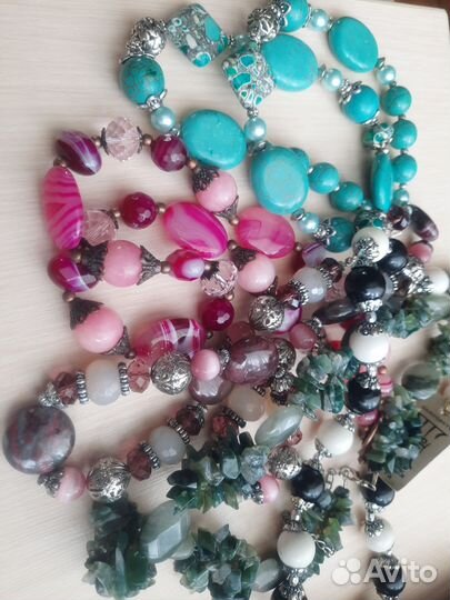 Бусы самоцветы