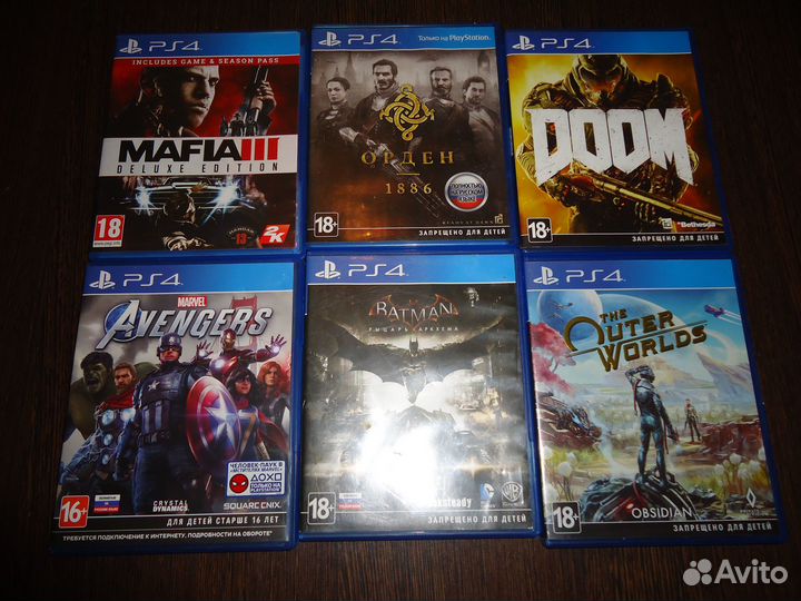 Игры для ps4 на дисках