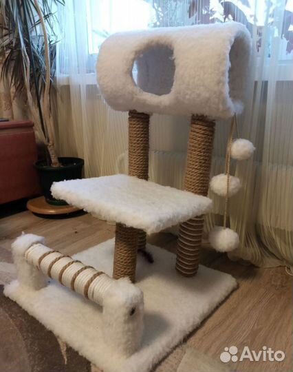 Когтеточка домик для кошки