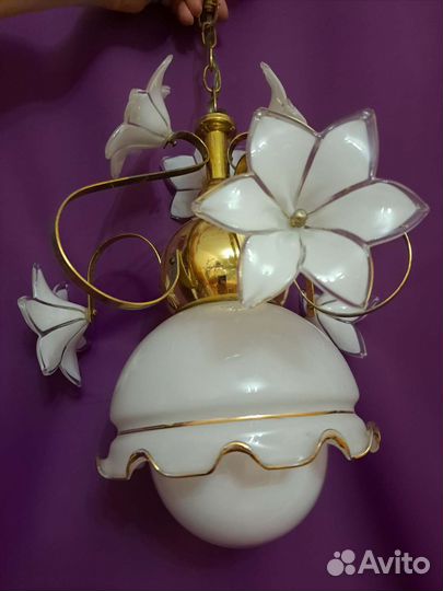 Люстра потолочная подвесная бу