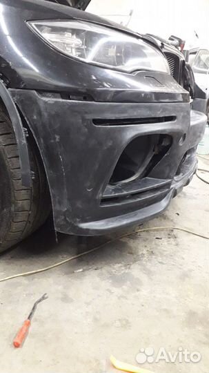 Передний бампер bmw x6 e71 hamann