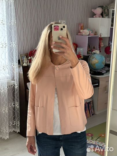 Жакет кожаный pinco 44