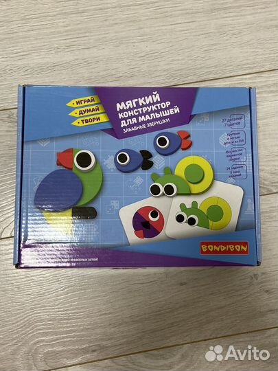 Мягкий конструктор для малышей Bondibon