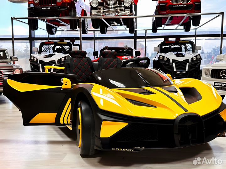Детский электромобиль bugatti bolide