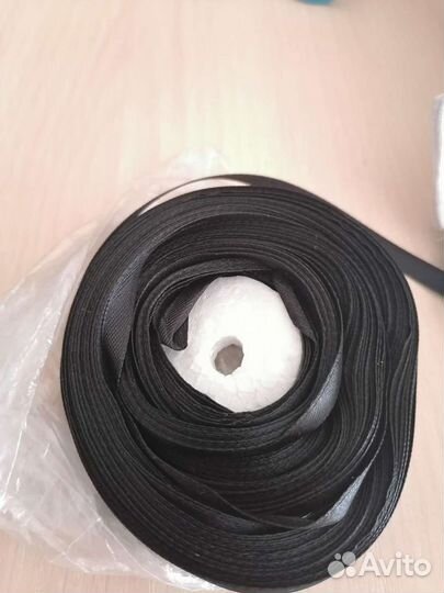 Лента атлачная черная