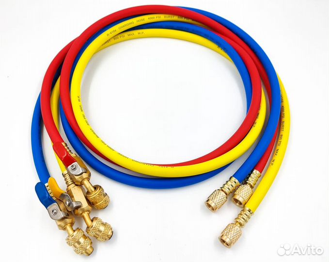 Заправочные шланги с вентилем dszh CT-360-RYB-HV-R