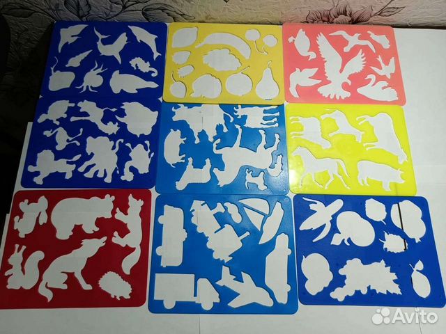 Трафареты-раскраски для детей