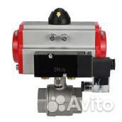 Кран шаровой DN.ru BV3232P(2pc) -FP-T-ISO-H Ду80 Ру40 полнопроходной двухходовой, нержавеющая сталь