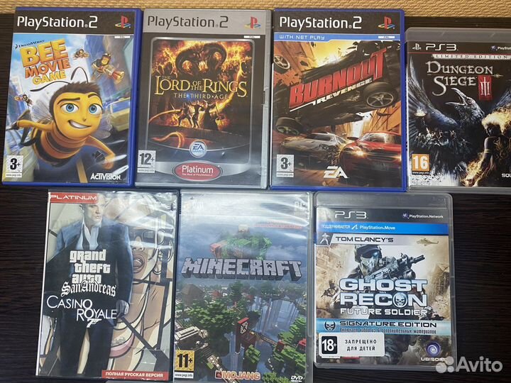 Компьютерная игра, диски на ps3