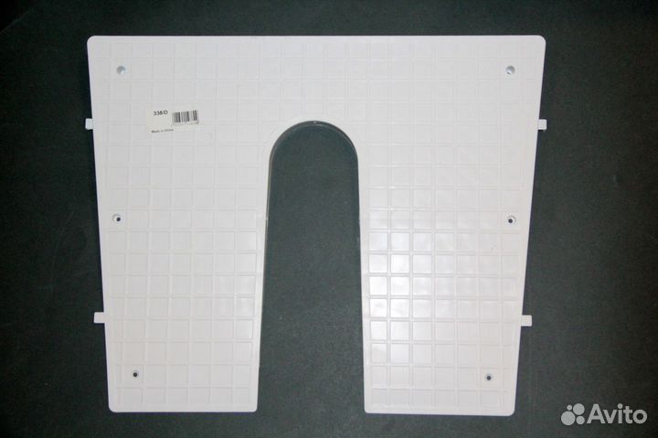 Накладка на транец белая с углом наклона 22 град