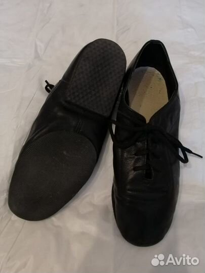 Туфли для танцев, кожа, размер 32