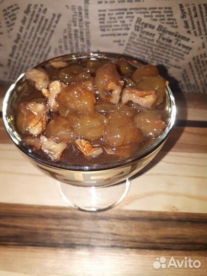 Варенье из черешни с грецким орехом