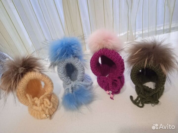 Шапки для маленьких собак