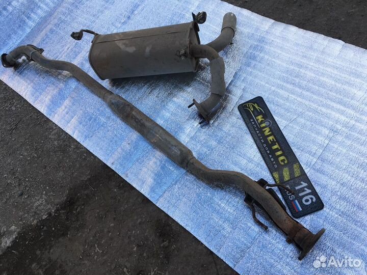 Глушитель Nissan Juke Ниссан Жук 4WD MR16DDT 1.6