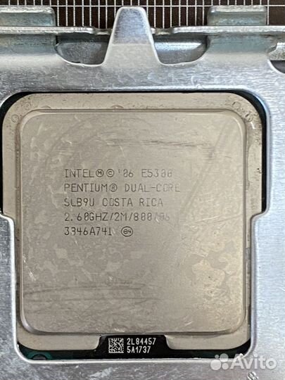 Комплект Материнка asus, Intel E5300, 4 Gb озу