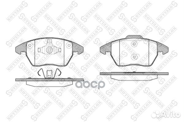 1041 010-SX 1030 10 колодки дисковые п Citroe