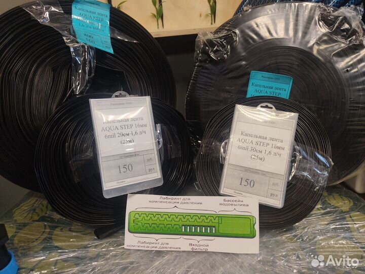 Капельная лента aqua step