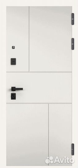 Металлические двери с зеркалом