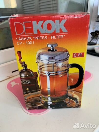 Чайник press-filter “dekok”