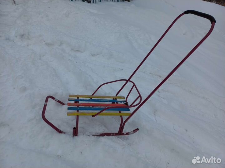 Детские санки с. Костёнково