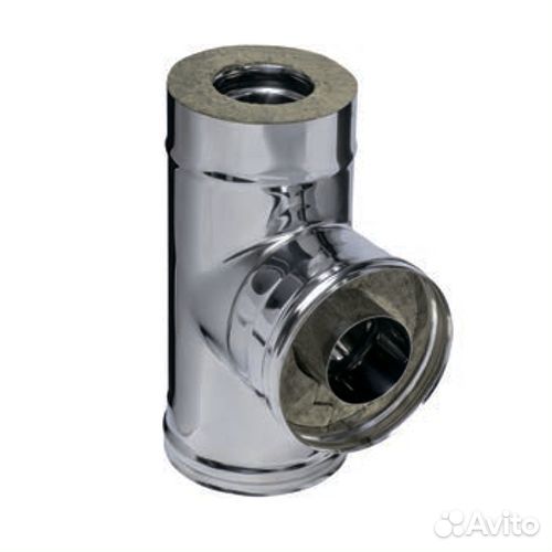 Сэндвич-тройник ferrum 90гр. (430/0,8мм + оц.) Ф20