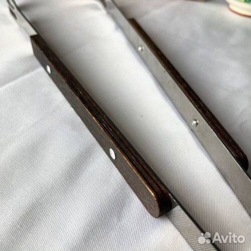 Щипцы для мяса из нержавейки, 33 см