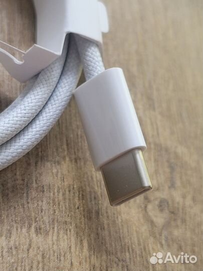 Оригинальный плетеный кабель 1м Apple type c/c