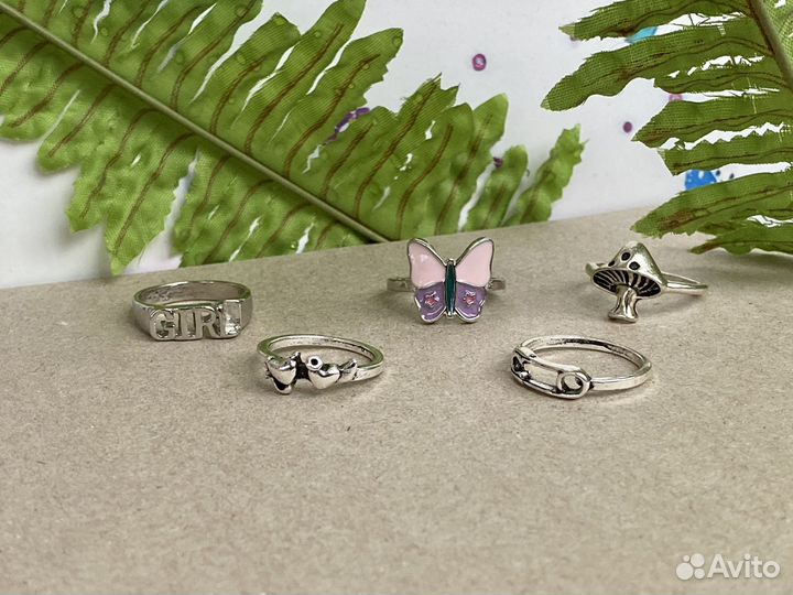 Набор колец для девочки