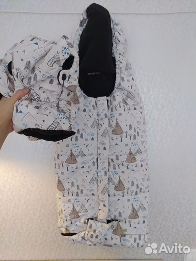 Зимний конверт в коляску leokid