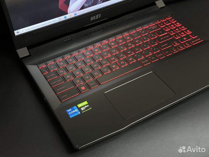 Игровой MSI Katana GTX1650/ i5-11400H/ 144Hz