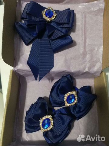 Бантики для волос и галстук