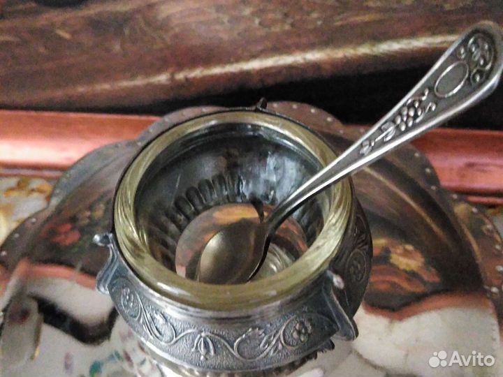 Солонки серебро, мельхиор СССР