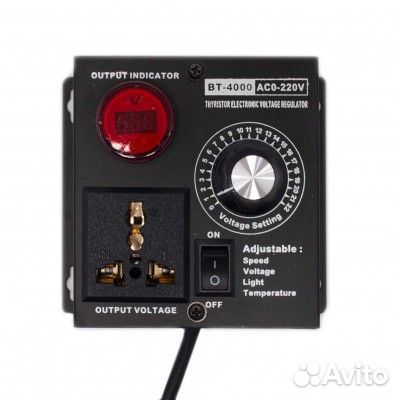 Регулятор напряжения 4кВт цифровой