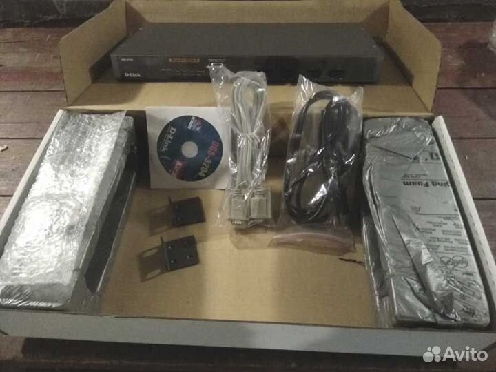 DGS-3204 коммутатор оптич., 4 х 1000base-sх