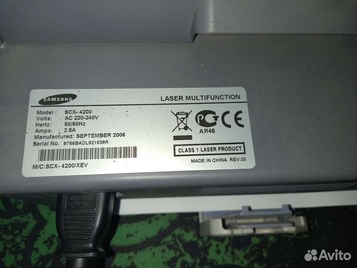 Принтер лазерный мфу samsung scx 4200