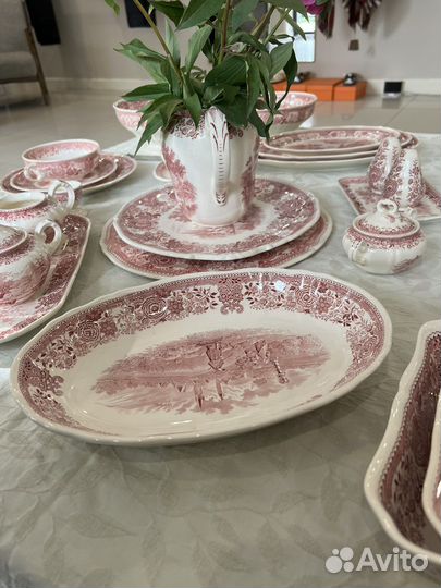 Посуда villeroy boch burgenland красная