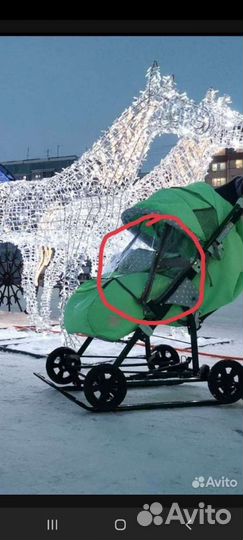Санки коляска ника 8-3