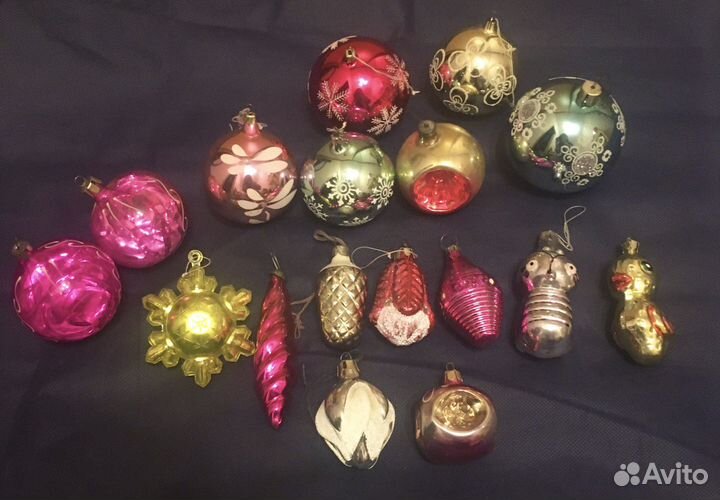 Советские елочные игрушки