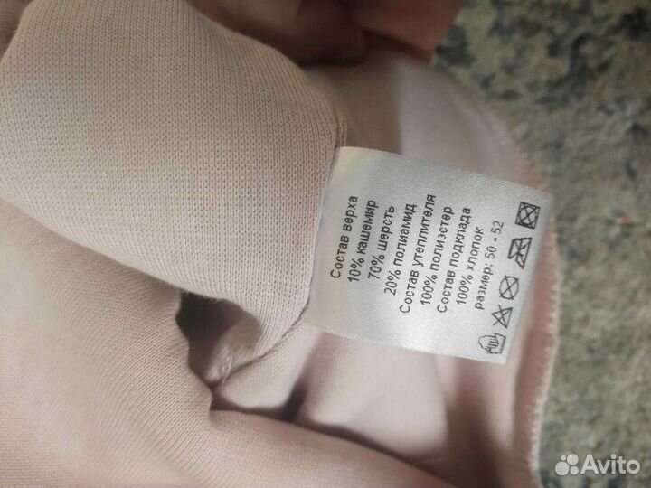 Шапка шлем для девочки 50 52