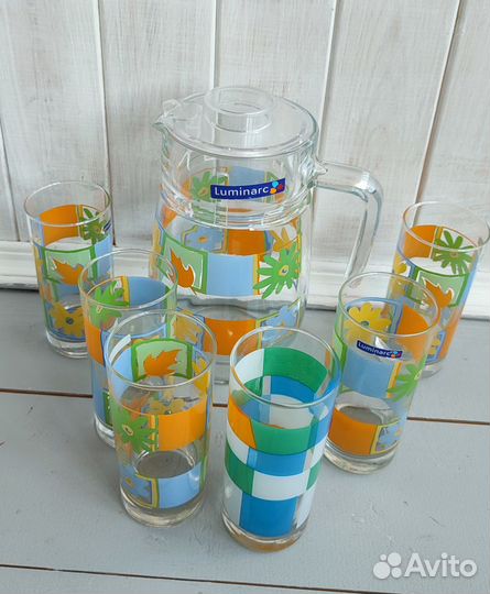 Набор стаканов luminarc с графином