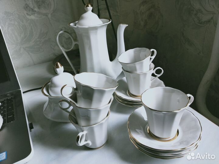 Кофейный сервиз на 6 персон
