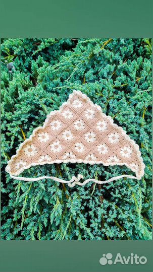 Вязаная косынка