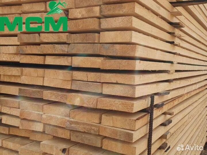 Доска обрезная сосна