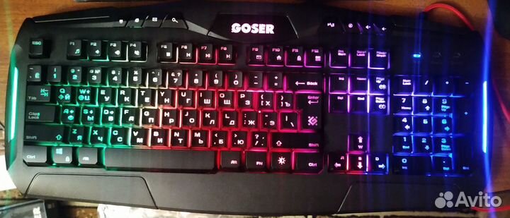 Игровая клавиатура Defender Goser GK-772L