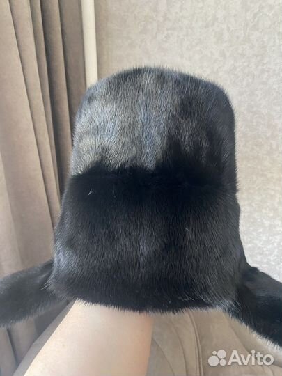 Норковая шапка мужская