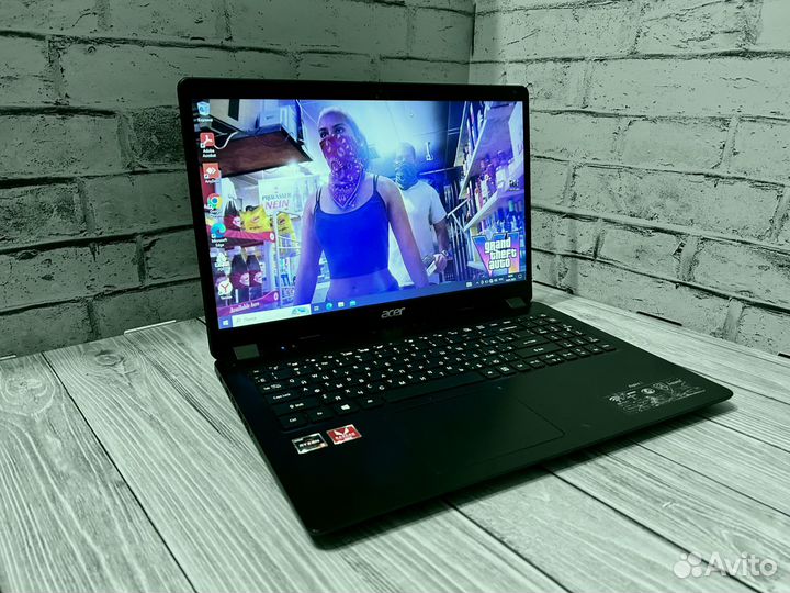 Игровой ноутбук Acer Ryzen/8gb озу/SSD