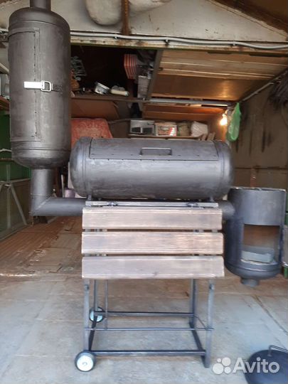 Гриль мангал коптильня печь под казан