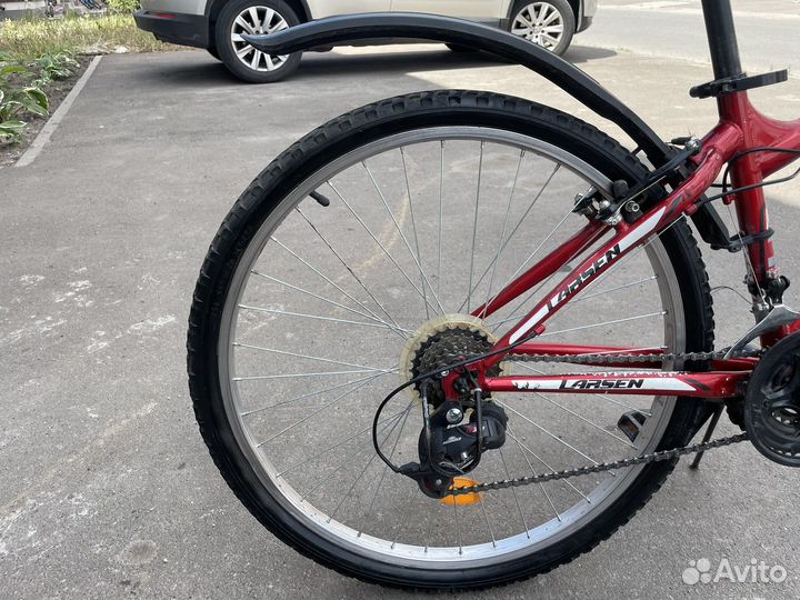 Велосипед Larsen 18 скоростной, колеса 26